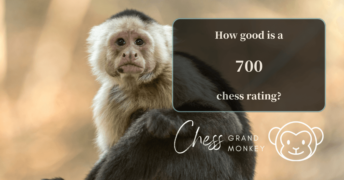 Monkey playing chess - 700 chess rating
